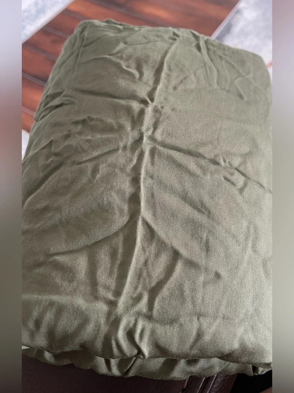 Quince Bamboo Sham Set, King (Olive)
